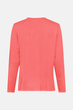 Load image into Gallery viewer, Olsen Long Sleeve Top -CORAL
