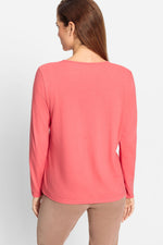 Load image into Gallery viewer, Olsen Long Sleeve Top -CORAL
