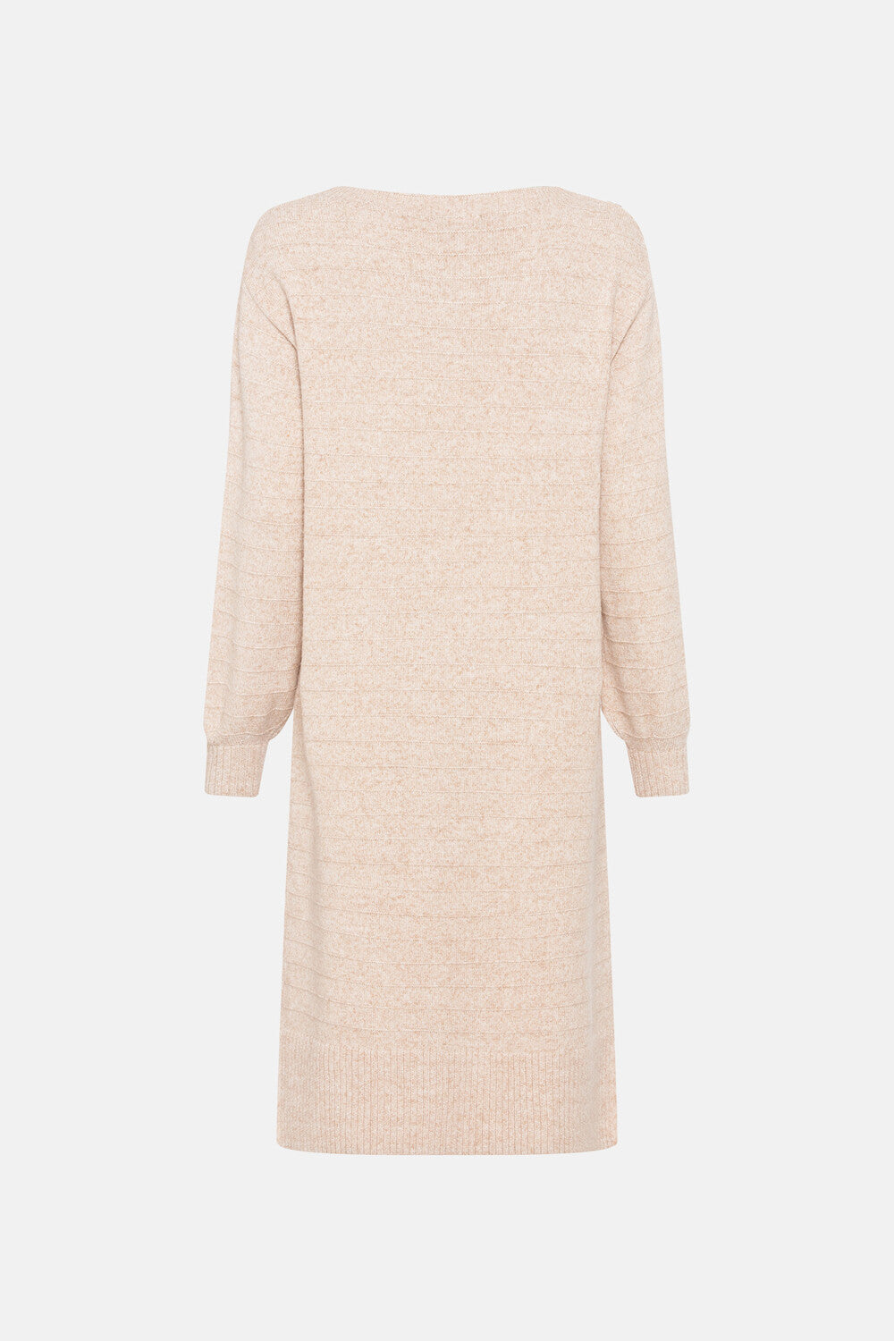 Olsen Knitted Midi Dress -BEIGE