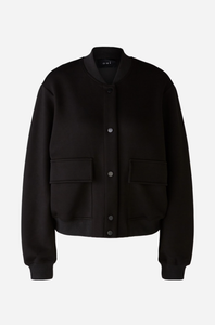 Oui Relaxed Scuba Jacket Black