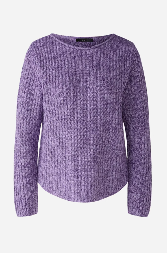 Oui Knitted Pullover Purple