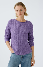 Load image into Gallery viewer, Oui Knitted Pullover Purple
