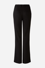 Load image into Gallery viewer, Oui Jersey Flared Trousers Black
