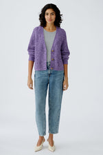 Load image into Gallery viewer, Oui Casual Cardigan Purple
