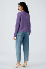 Load image into Gallery viewer, Oui Casual Cardigan Purple
