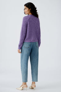 Oui Casual Cardigan Purple