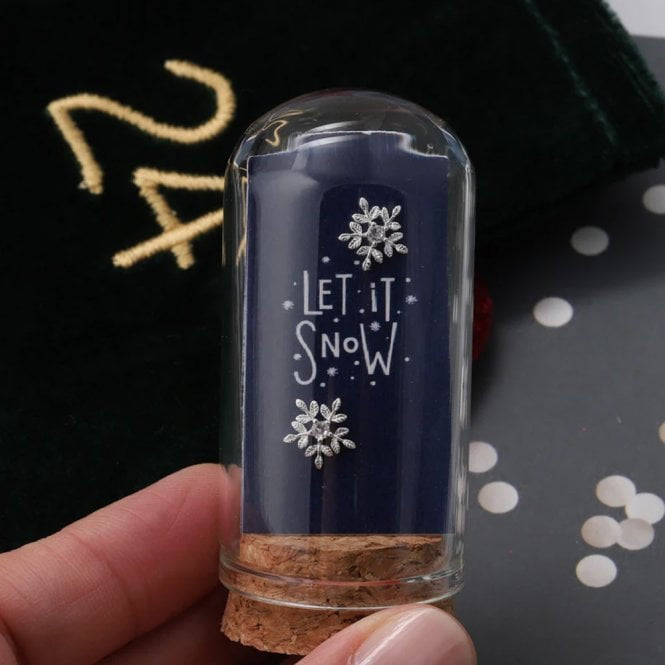 Let It Snow Snowflake Earrings