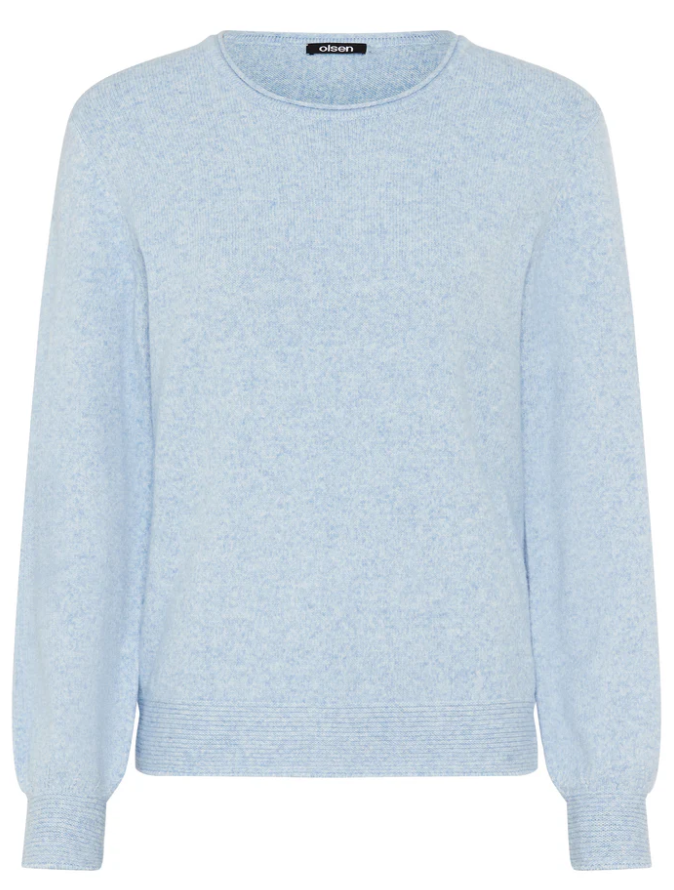 Olsen Henny Fit Jumper -BLUE