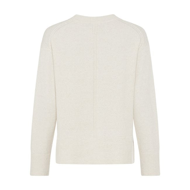 Olsen Crew Neck Knit -BEIGE