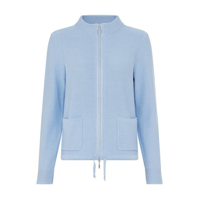 Olsen Full Zip Cardigan -BLUE