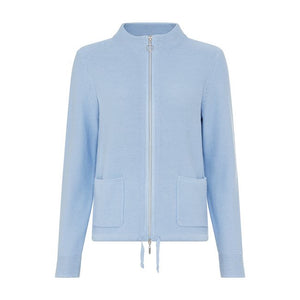 Olsen Full Zip Cardigan -BLUE