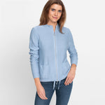 Load image into Gallery viewer, Olsen Full Zip Cardigan -BLUE
