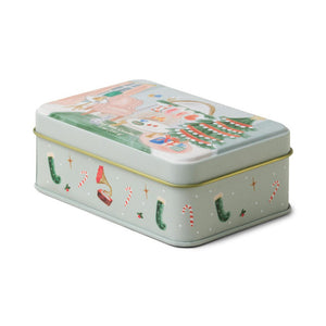 Livingroom Persimmon & Chestnut Tin Candle
