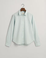 Load image into Gallery viewer, Mint Stripe Poplin Shirt
