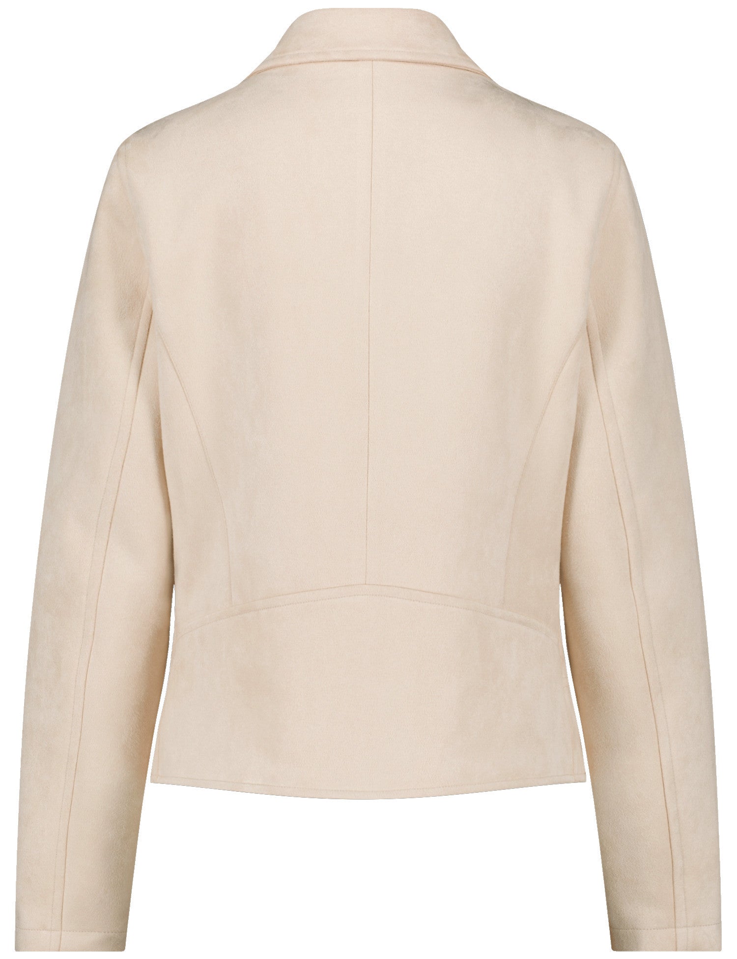 Gerry Weber Faux Suede Jacket -STONE