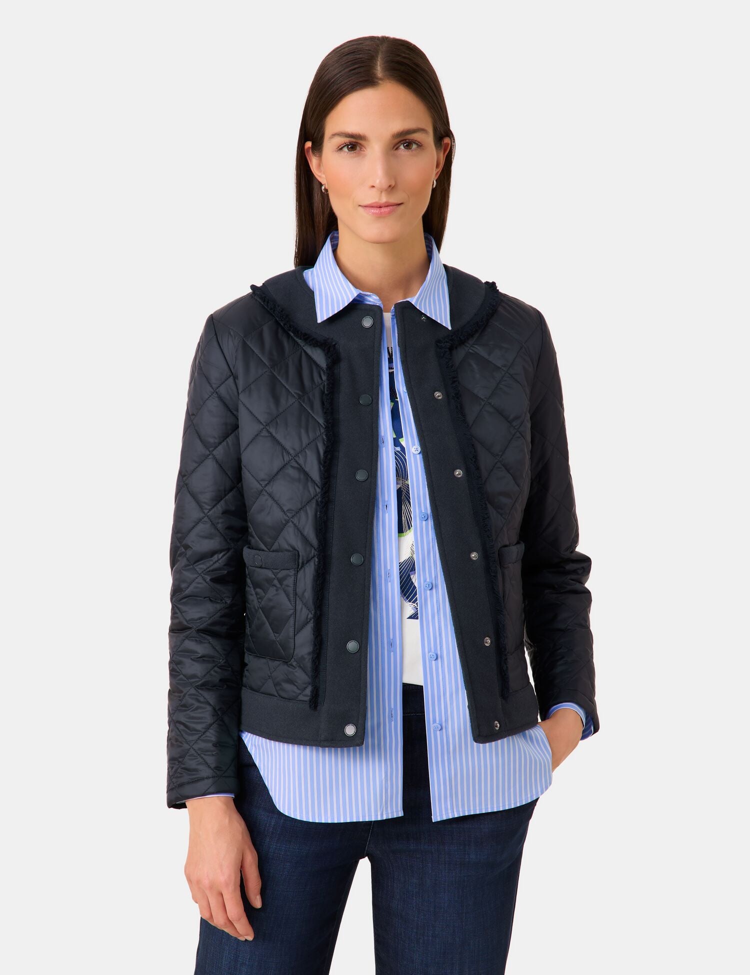 Gerry Weber Quilted Jacket -NIGHT