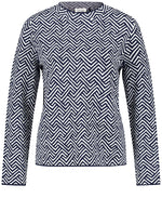 Load image into Gallery viewer, Gerry Weber Jacquard Jumper -NAVY
