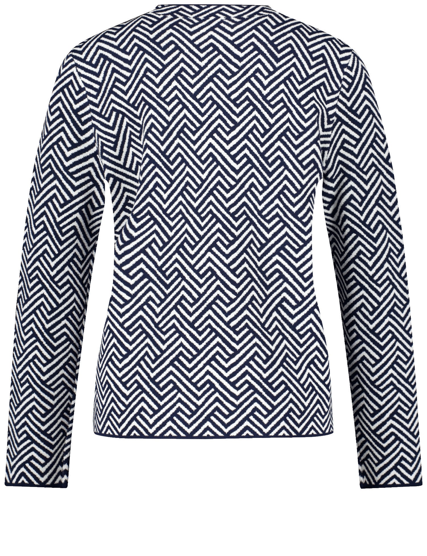 Gerry Weber Jacquard Jumper -NAVY