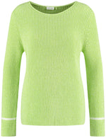 Load image into Gallery viewer, Gerry Weber Mouline Finish Jumper Green
