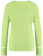 Load image into Gallery viewer, Gerry Weber Mouline Finish Jumper Green
