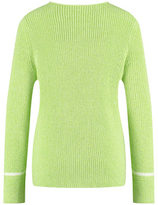 Gerry Weber Mouline Finish Jumper Green