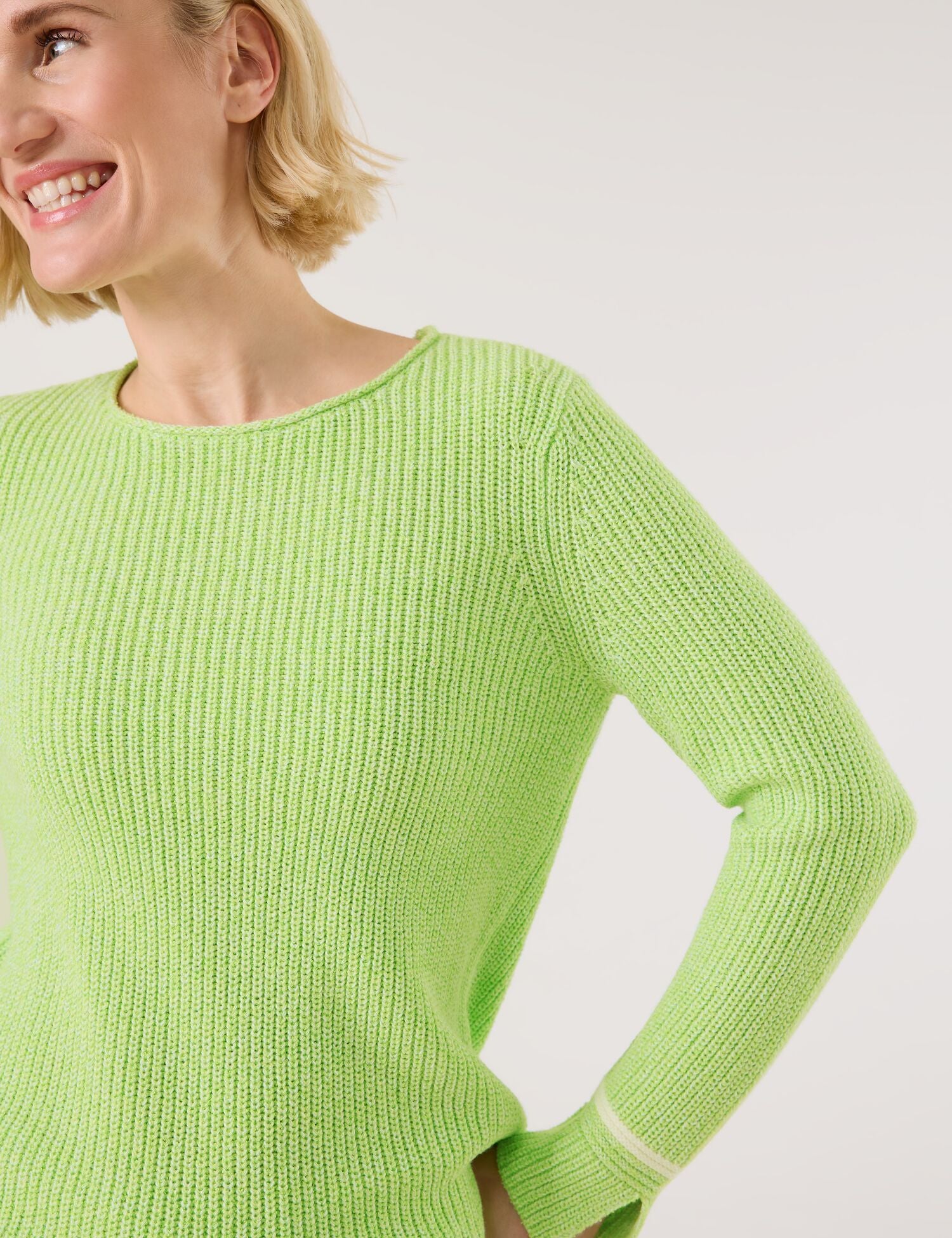 Gerry Weber Mouline Finish Jumper Green