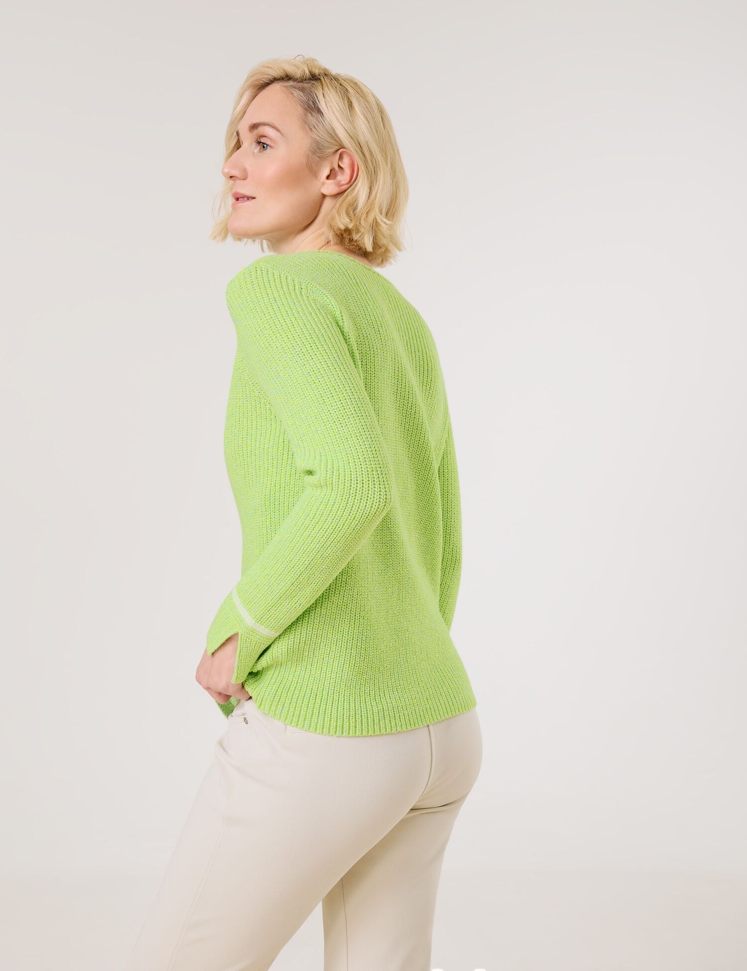 Gerry Weber Mouline Finish Jumper Green