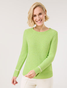 Gerry Weber Mouline Finish Jumper Green