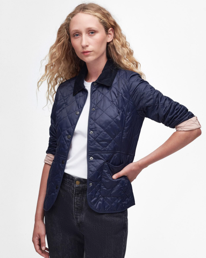 Barbour Deveron Quilt Navy