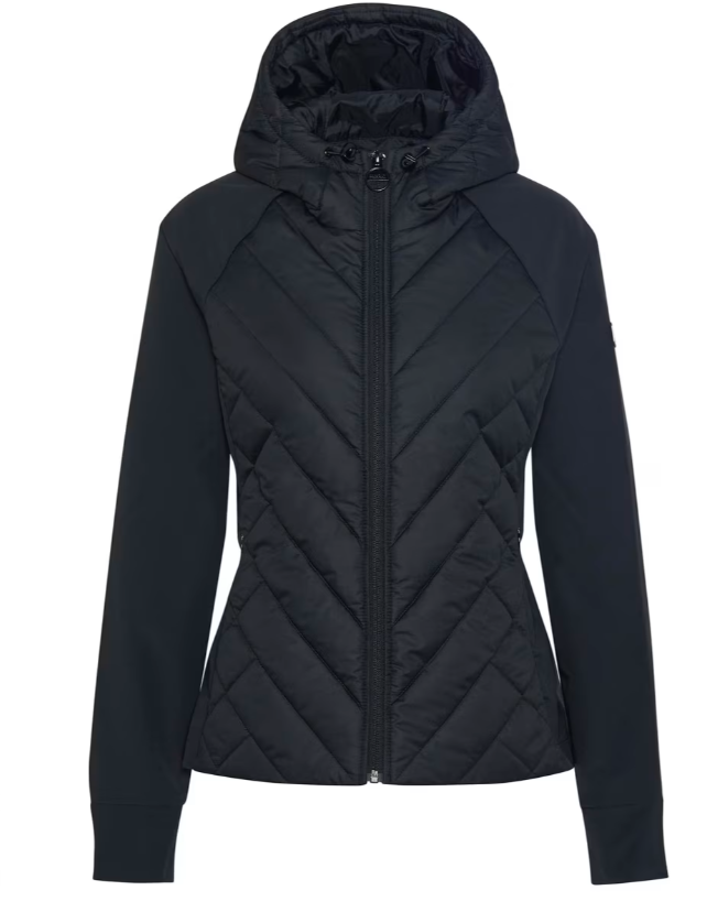 Barbour International Dakota Sweatshirt Jacket Black