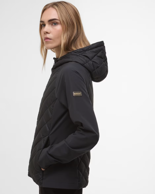 Barbour International Dakota Sweatshirt Jacket Black