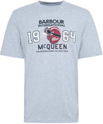 Load image into Gallery viewer, Barbour International Grey Giles Steve McQueen Graphic T-Shirt
