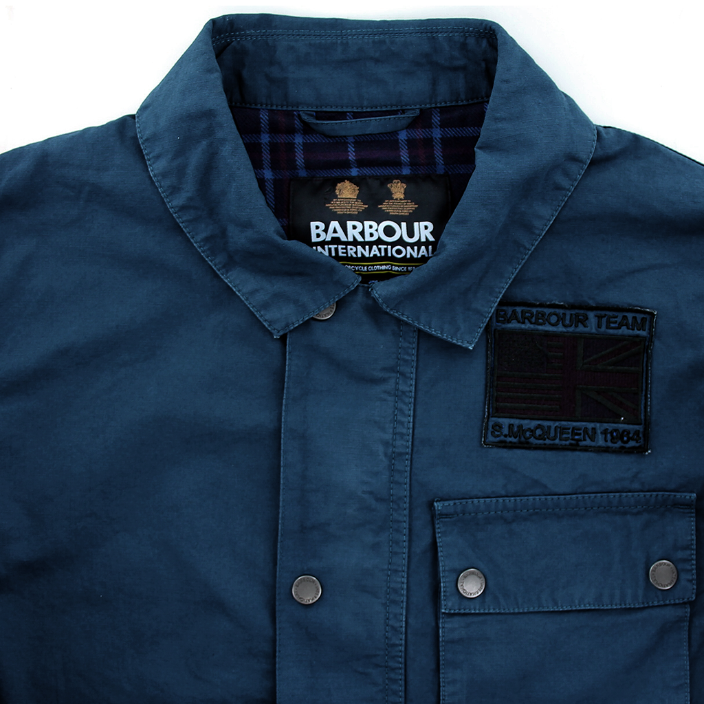 Barbour International Steve McQueen Cobalt Workers Casual Jacket