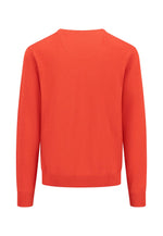 Load image into Gallery viewer, Fynch Hatton Classic V-Neck Cotton Sweater Red
