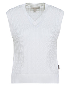 Barbour Hartland Sleeveless Knit Cloud