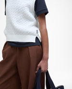 Load image into Gallery viewer, Barbour Hartland Sleeveless Knit Cloud
