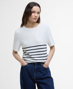 Load image into Gallery viewer, Barbour Ivy Short Sleeve Jumper Cluod
