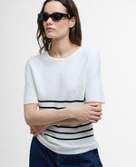 Load image into Gallery viewer, Barbour Ivy Short Sleeve Jumper Cluod
