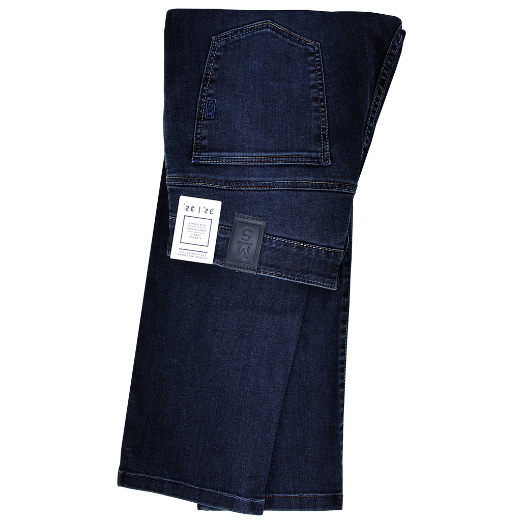 Meyer M5 Stretch Slim Fit Denim Jean Short Leg