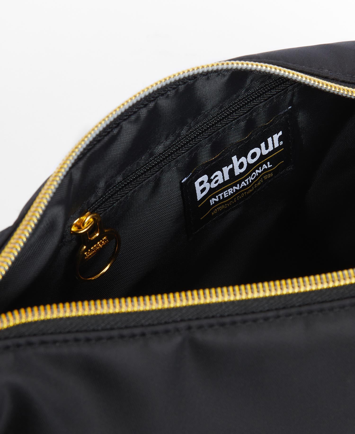 Barbour International Qualify Sling Bag Black