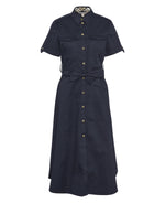 Load image into Gallery viewer, Barbour Ivy Midi Dress Navy
