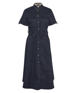 Barbour Ivy Midi Dress Navy