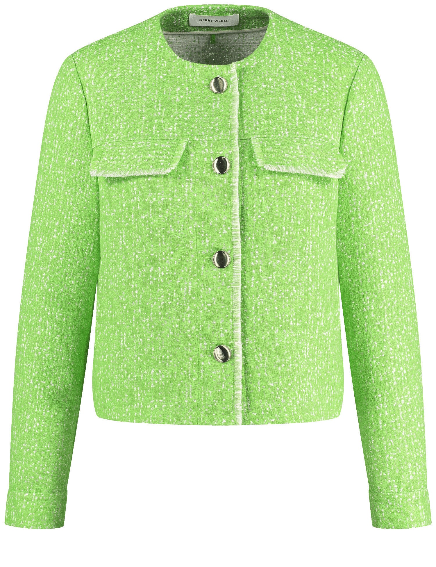 Gerry Weber Tweed Effect Jacket Green