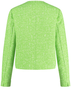 Gerry Weber Tweed Effect Jacket Green