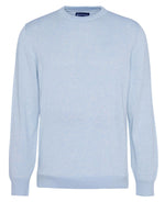 Load image into Gallery viewer, Barbour Sky Pima Cotton Crew Neck Jumper
