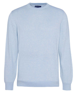 Barbour Sky Pima Cotton Crew Neck Jumper