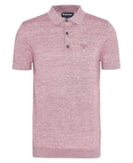 Load image into Gallery viewer, Barbour Red Buston Short Sleeve Knitted Polo Shirt
