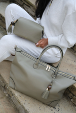 Load image into Gallery viewer, Luella Grey Weekend Bag Sage
