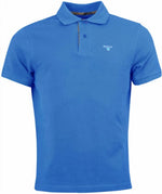 Load image into Gallery viewer, Tartan Pique Polo Shirt Blue
