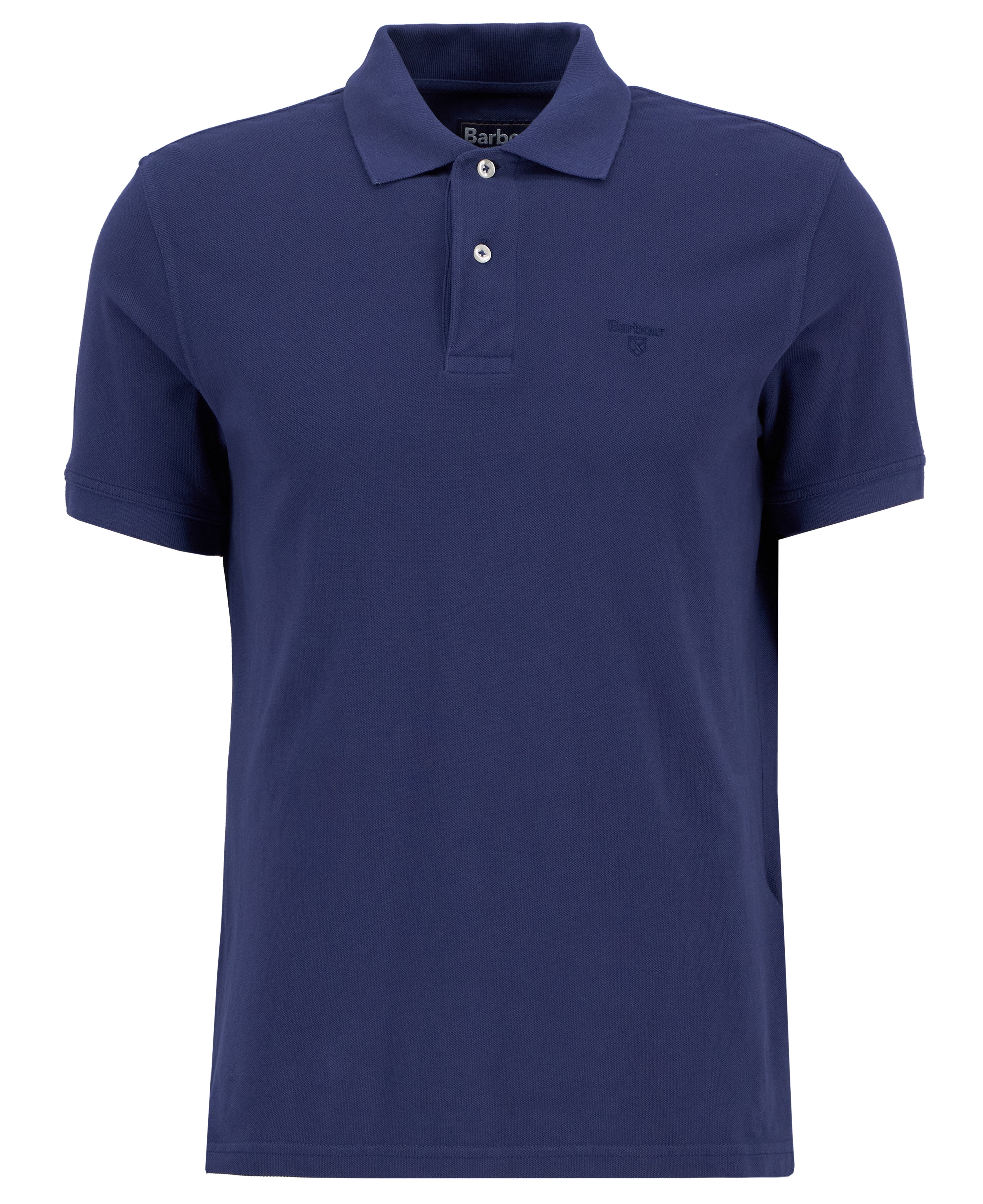Navy Washed Polo Shirt